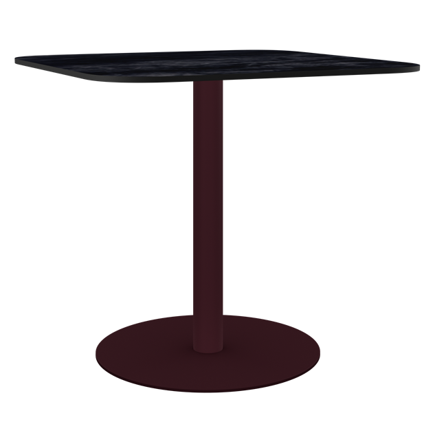 Burgundy Halo Cafe Table